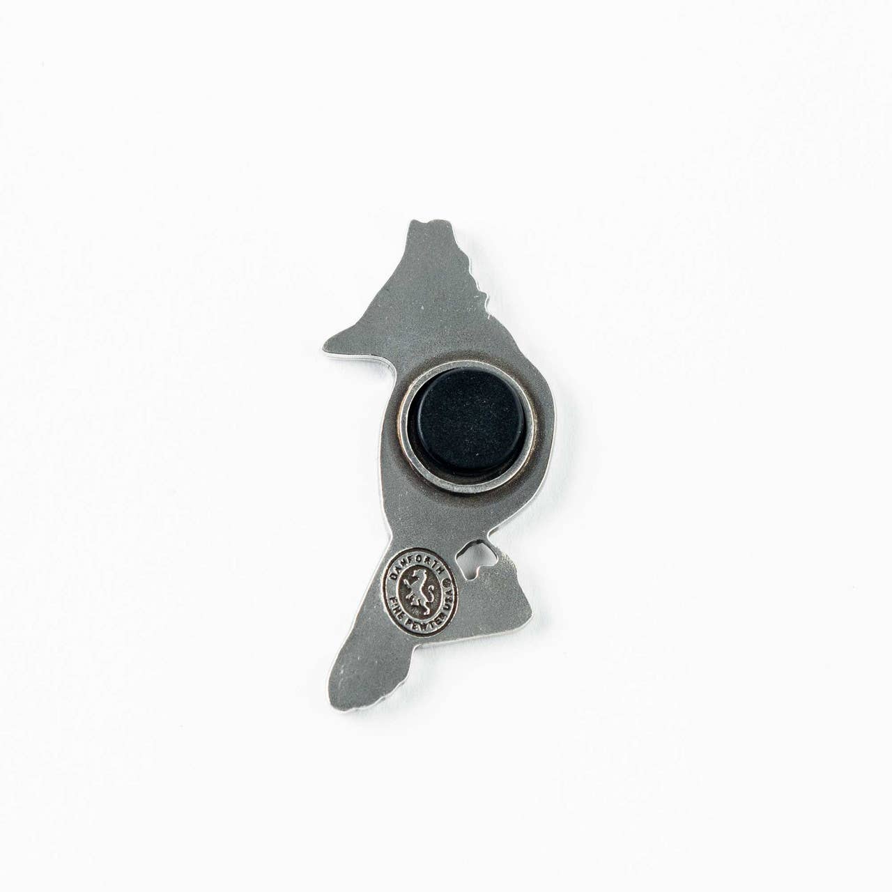 Danforth Pewter | Handcrafted Heirloom Quality Gifts - Blue Jay Magnet | Handmade Pewter | Bird Lover Gift
