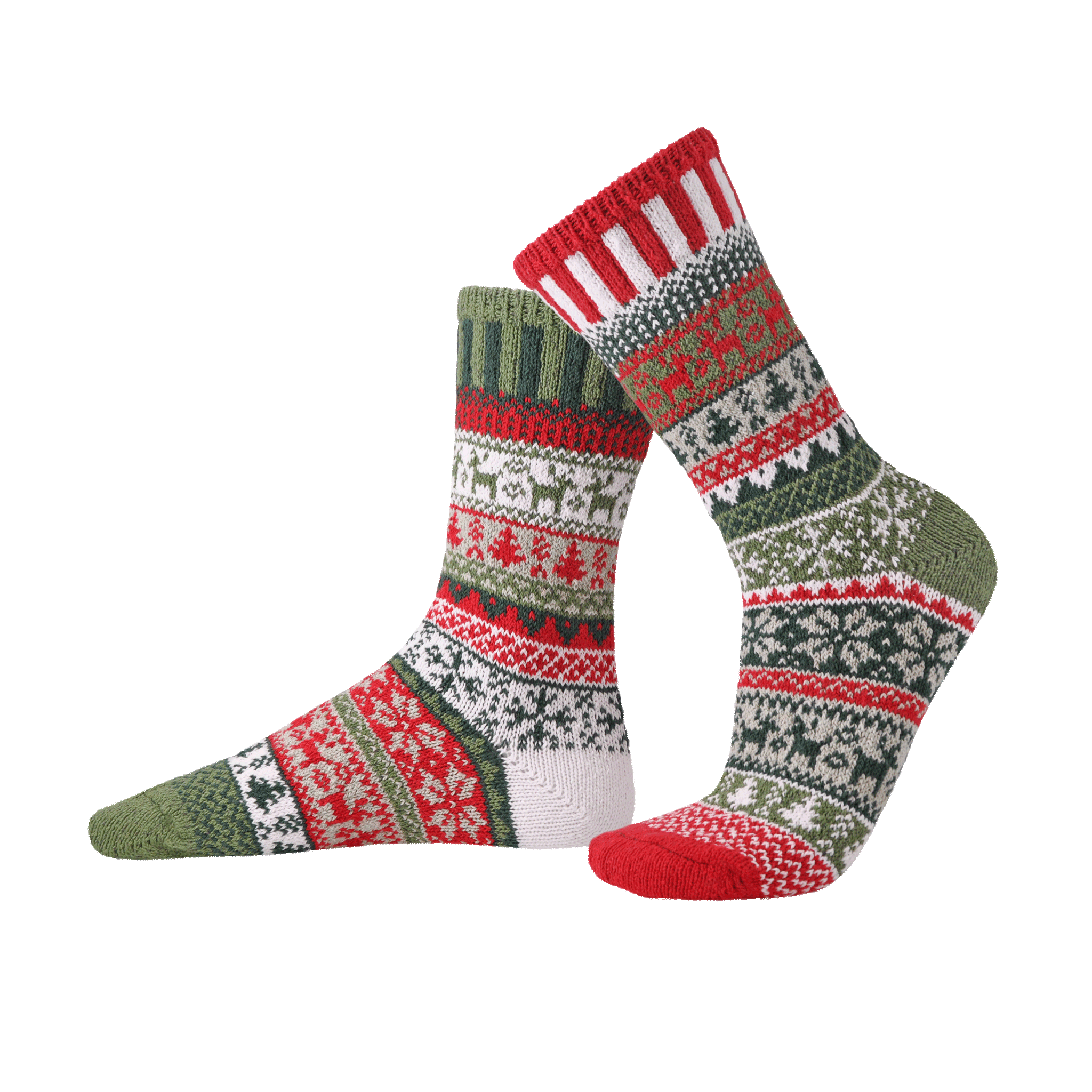 Solmate Socks - Yuletide Crew Socks | Eco-Friendly Christmas Holiday Gifts