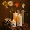 Bluecorn Candles - Beeswax Pillar Candles - 100% Pure, Dripless, 8 Sizes