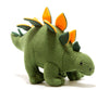 Best Years Ltd - Knitted Stegosaurus Dinosaur Plush Toy Moss Green and Orange