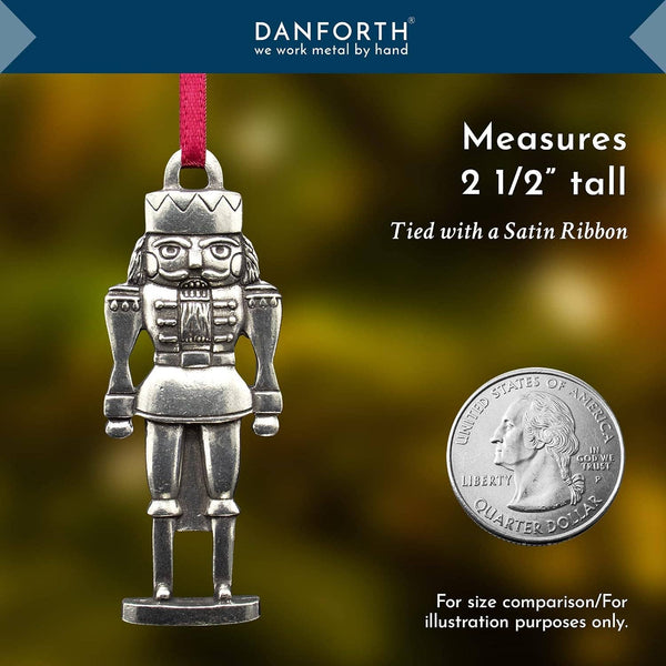 Danforth Pewter | Handcrafted Heirloom Quality Gifts - Nutcracker 1997 | Pewter Ornament | Christmas Ornament