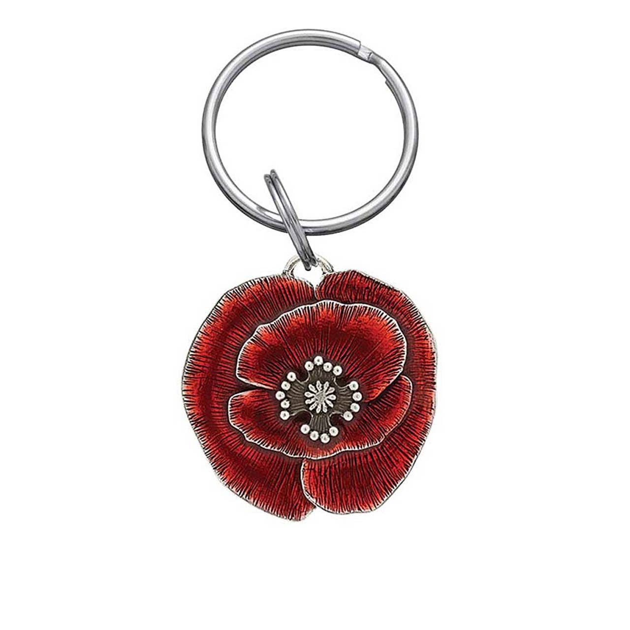 Danforth Pewter - Remembrance Poppy Keyring