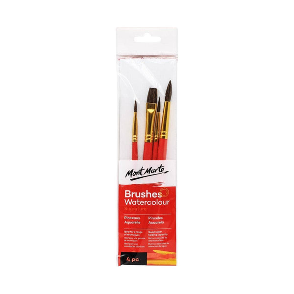 Mont Marte Usa, Inc. - Watercolor Brushes Signature 4pc