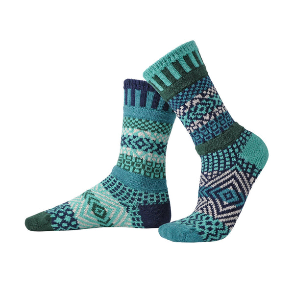 Solmate Socks - Evergreen Crew Socks | Eco-Friendly & Made in the USA