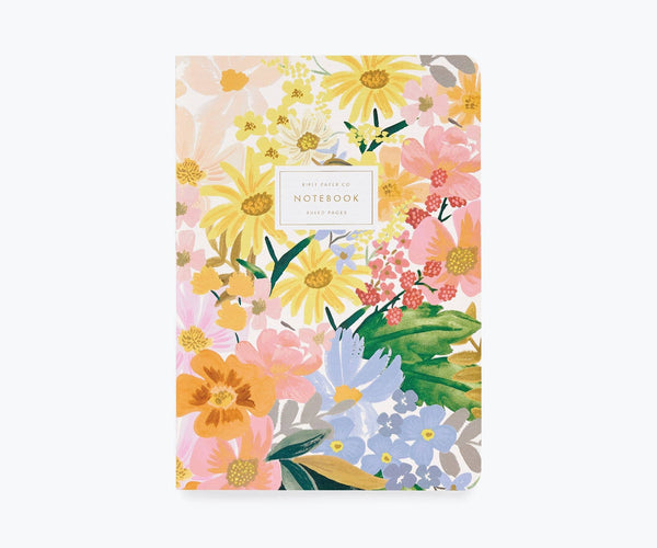 Rifle Paper Co. - Set of 3 Marguerite Stitched Notebooks