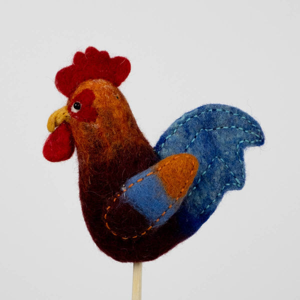 The Winding Road - Finger Puppets - Rooster - Set of 6