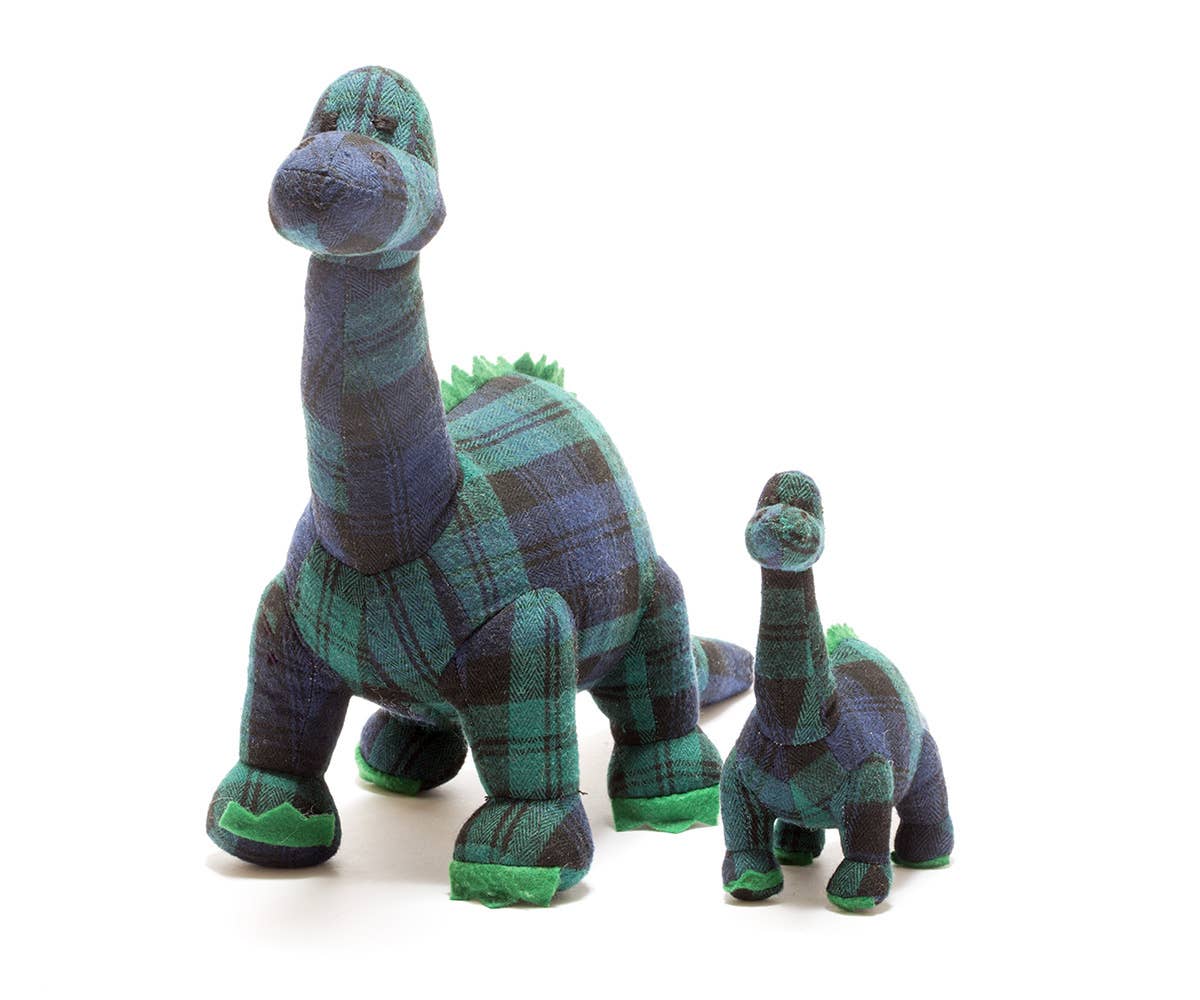 Best Years Ltd - Tartan Diplodocus Dinosaur Plush Toy