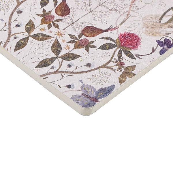BV by Bruno Visconti - Vegan Leather A5 Notebook - Symmetrical Flora 