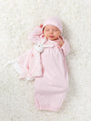 Under the Nile - Lovey Bunny Blanket Friend - Pink Stripe