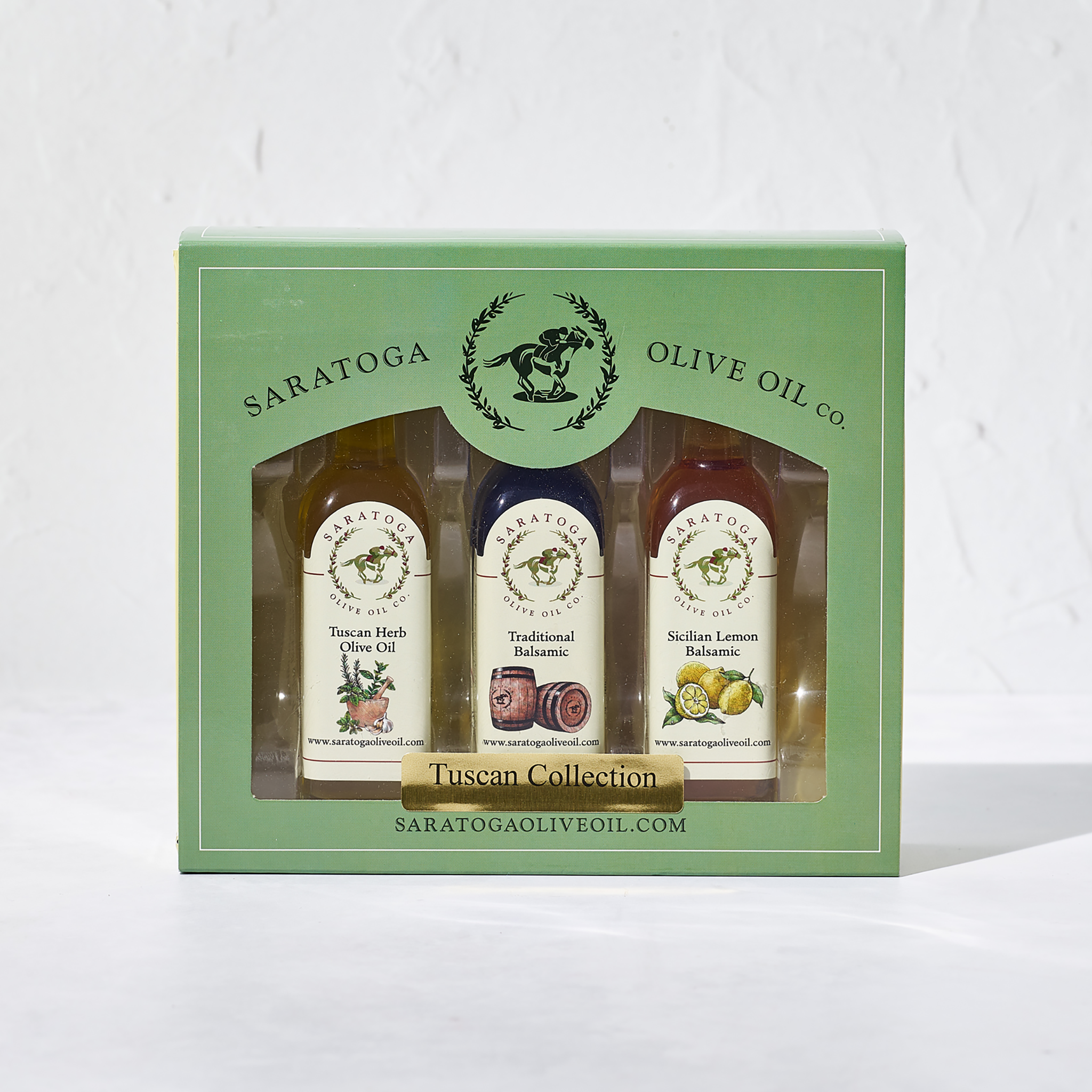 Saratoga Olive Oil Company - 60ml Oil and Balsamic Tuscan Collection - Pack of 3
