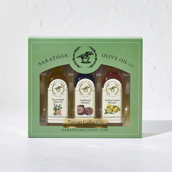 Saratoga Olive Oil Company - 60ml Oil and Balsamic Tuscan Collection - Pack of 3