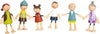 Hauck Toys - Small Foot Wooden Bending Dolls Family