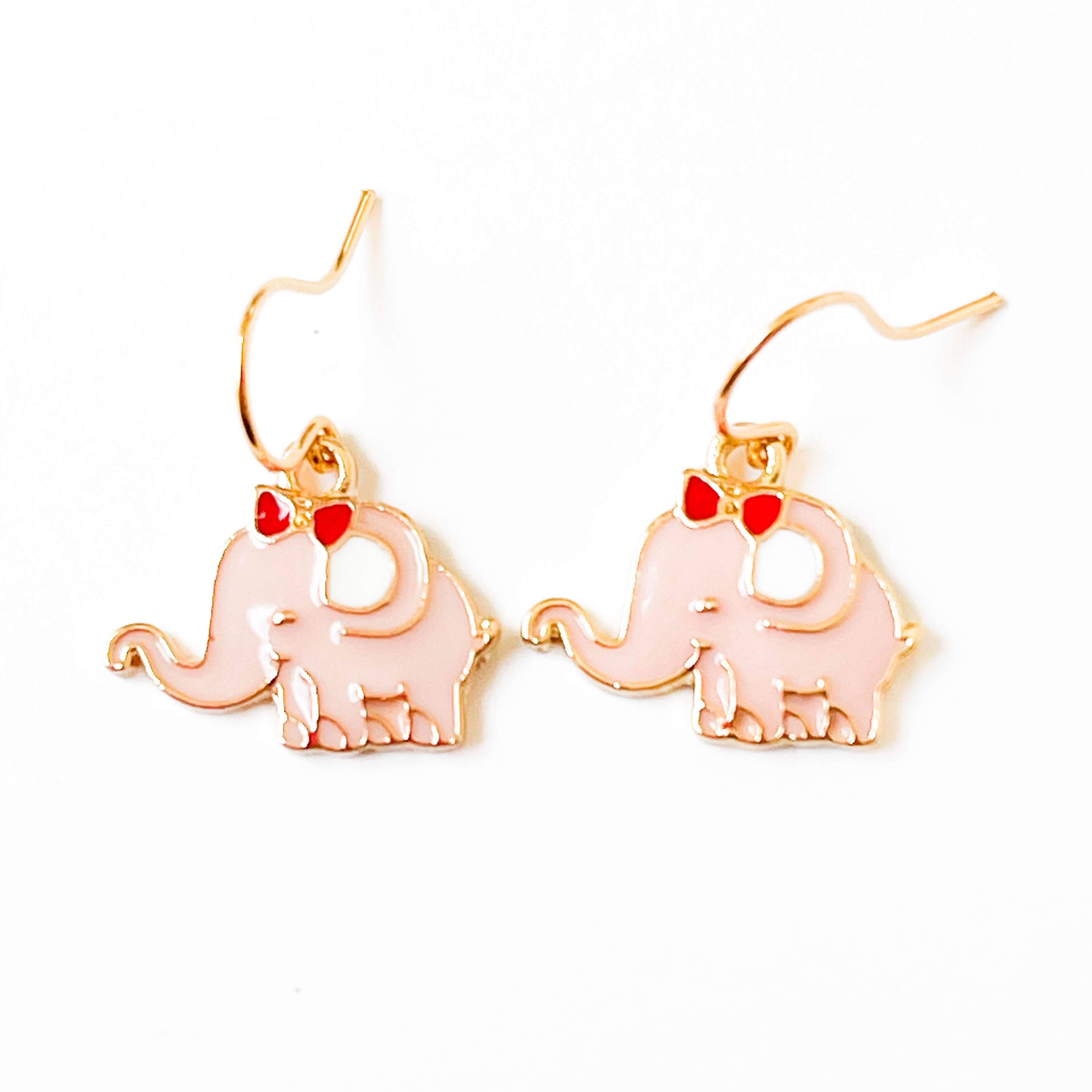 Kids Tiny Cute Charm Earrings and Clip-Ons Stocking stuffers: White Cloud / Clip-Ons