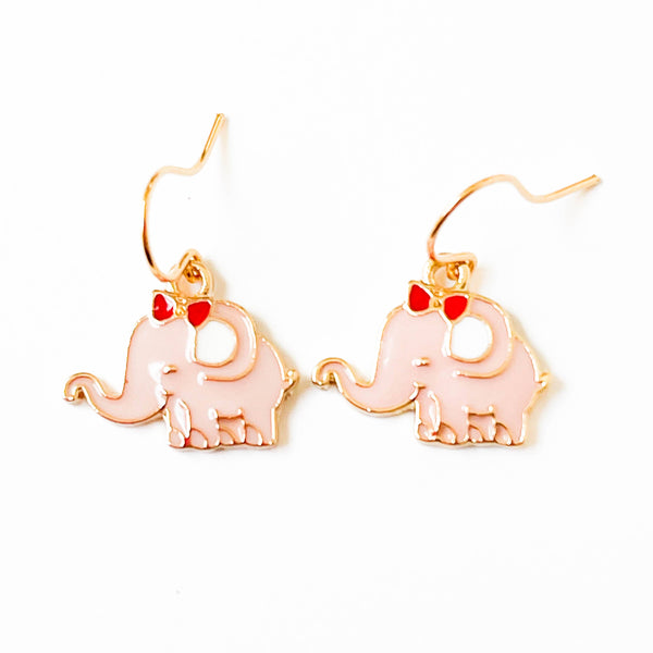 Kids Tiny Cute Charm Earrings and Clip-Ons Stocking stuffers: White Cloud / Clip-Ons