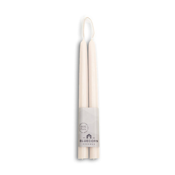Bluecorn Candles - Beeswax Taper Candles – Eco-Friendly, Dripless & Handmade