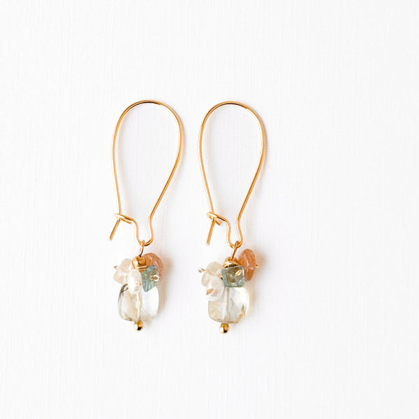 Nest Pretty Things - Handmade Crystal Bead Cluster Earrings