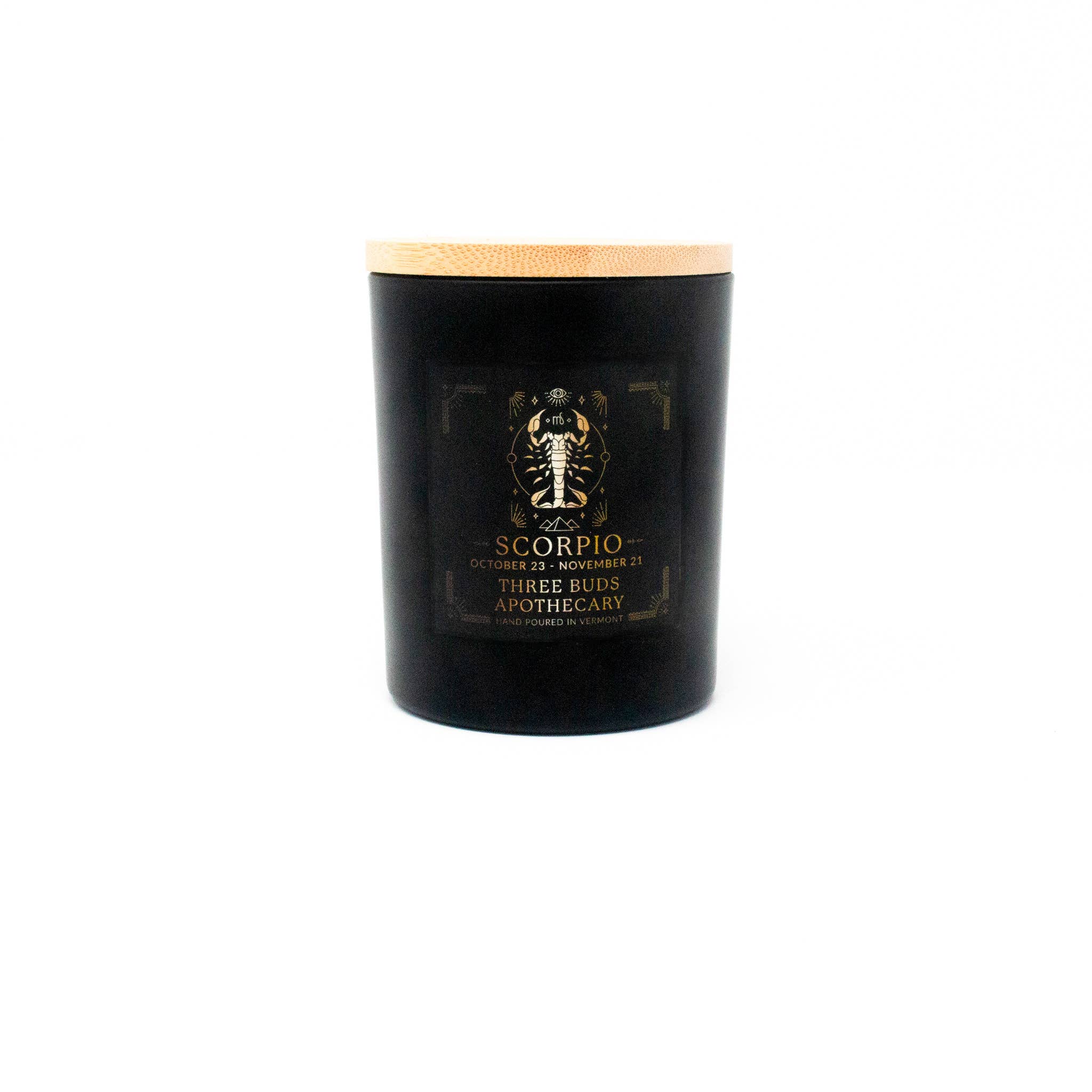 Three Buds Apothecary - Scorpio Zodiac Astrology Soy Candle