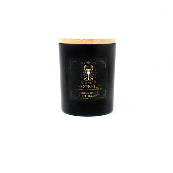 Three Buds Apothecary - Scorpio Zodiac Astrology Soy Candle