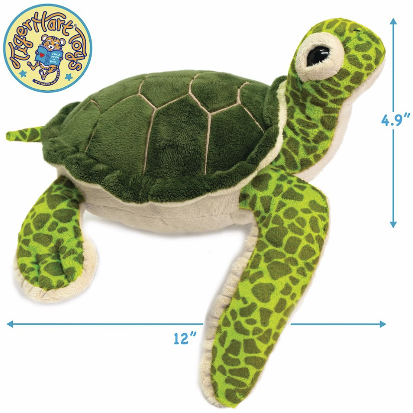 VIAHART Toy Co. - Turquoise The Green Sea Turtle - 15 Inch Stuffed Animal Plush