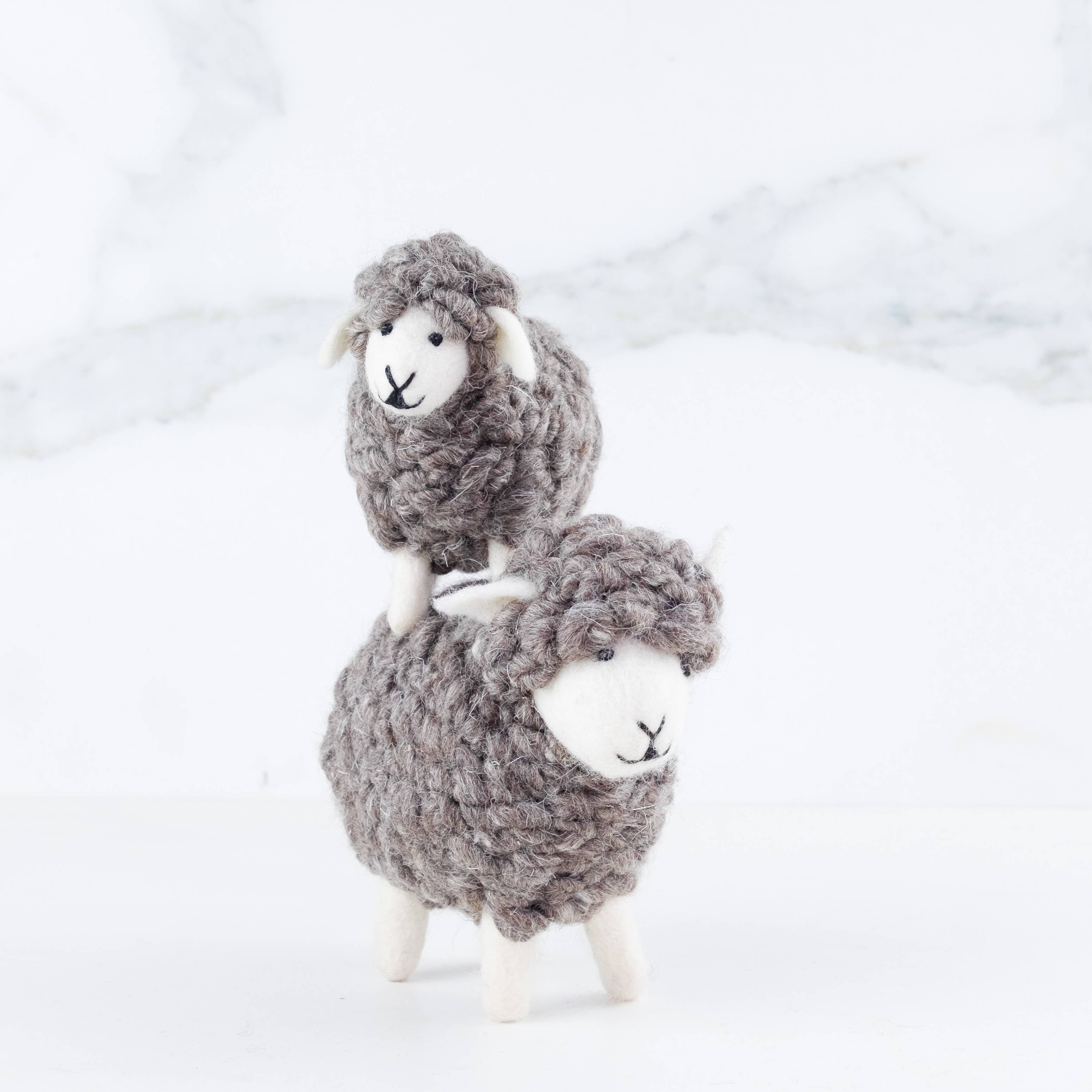 The Winding Road - Brown Wool Sheep