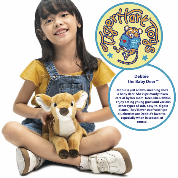 VIAHART Toy Co. - Debbie The Baby Deer - 12 Inch Stuffed Animal Plush