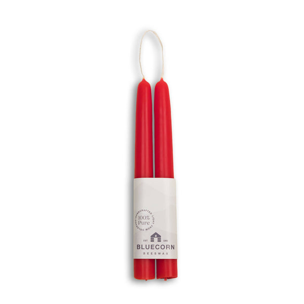Bluecorn Candles - Beeswax Taper Candles – Eco-Friendly, Dripless & Handmade