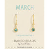 Baked Beads - Birthstone Huggie Earring