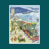 Woodfield Press - 3028 - Train Station Advent Calendar