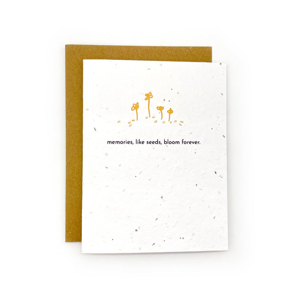 Cato & Company - Memories Bloom Forever Card