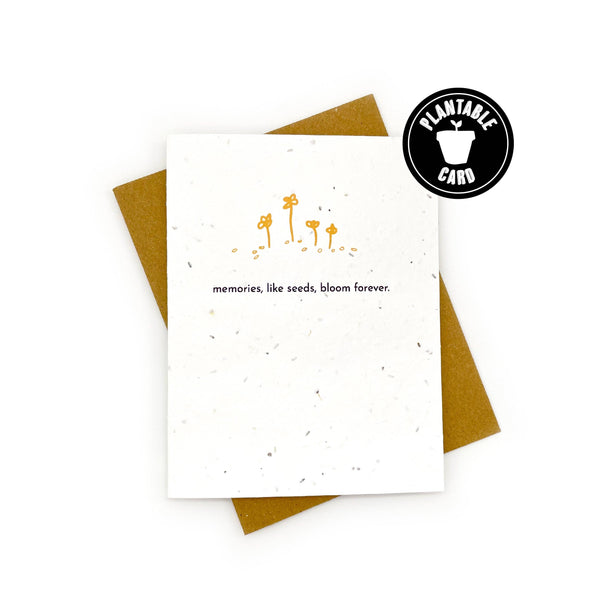 Cato & Company - Memories Bloom Forever Card