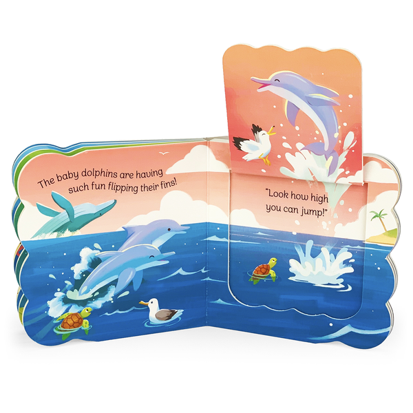 Cottage Door Press - Babies in the Ocean Lift-a-Flap Board Book