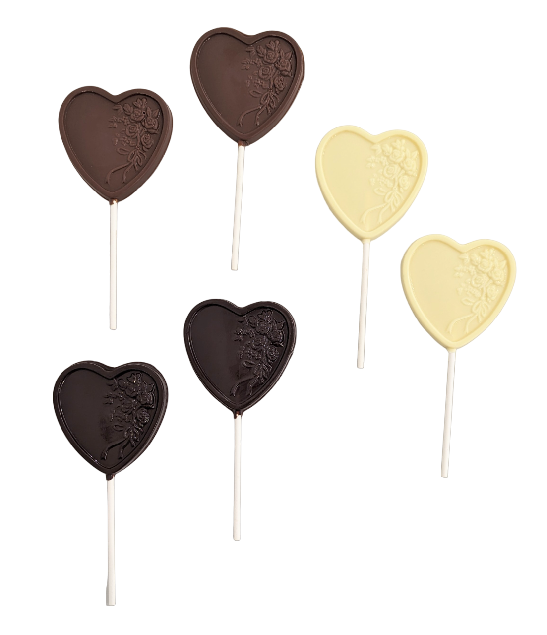 Sweet on Vermont Artisan Confections - Valentine's Day Heart Lollipops