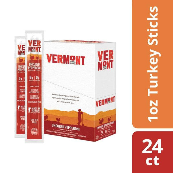 Vermont Smoke and Cure - Uncured Pepperoni Turkey Sticks