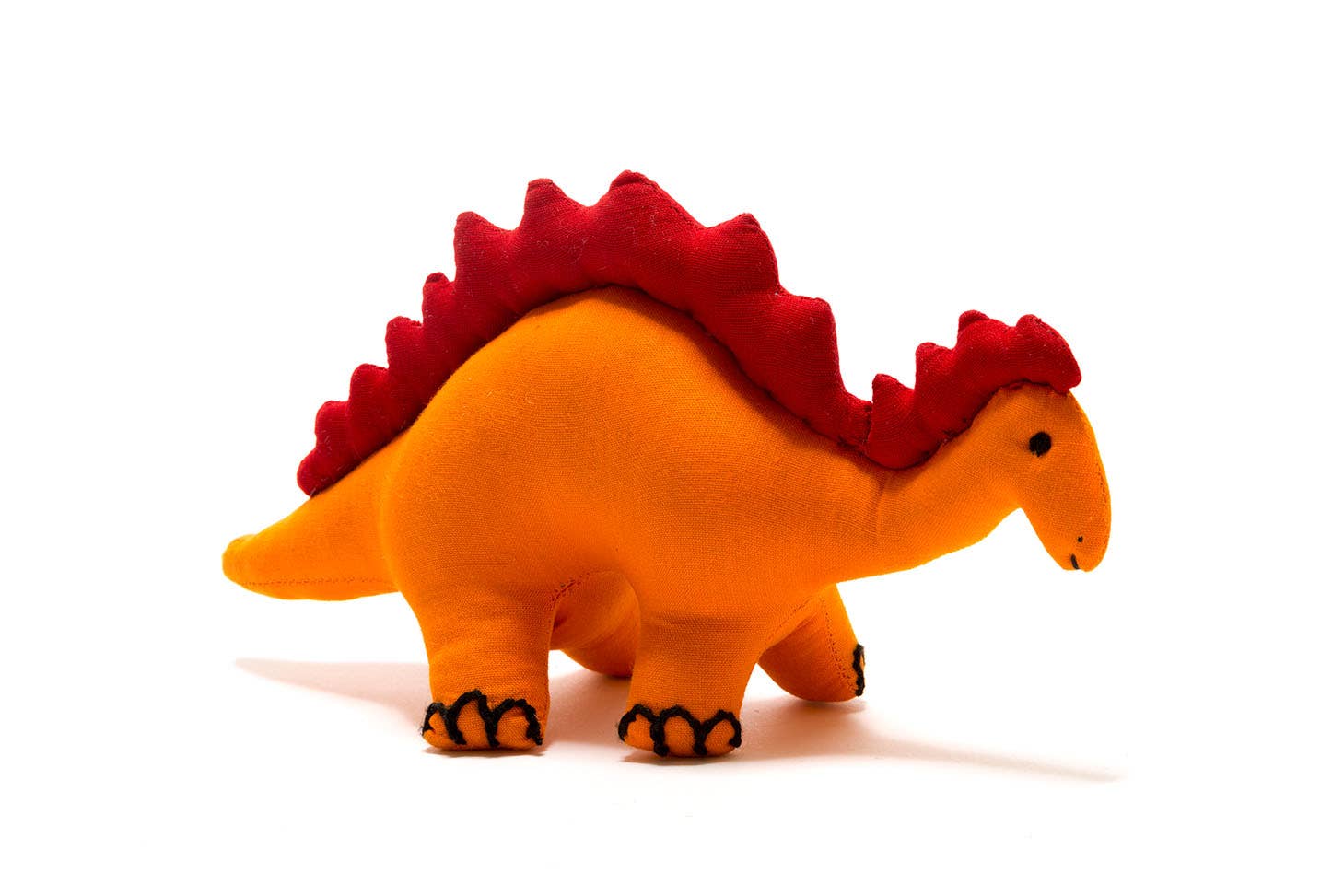 Fair Trade Cotton Stegosaurus Dinosaur Plush Toy