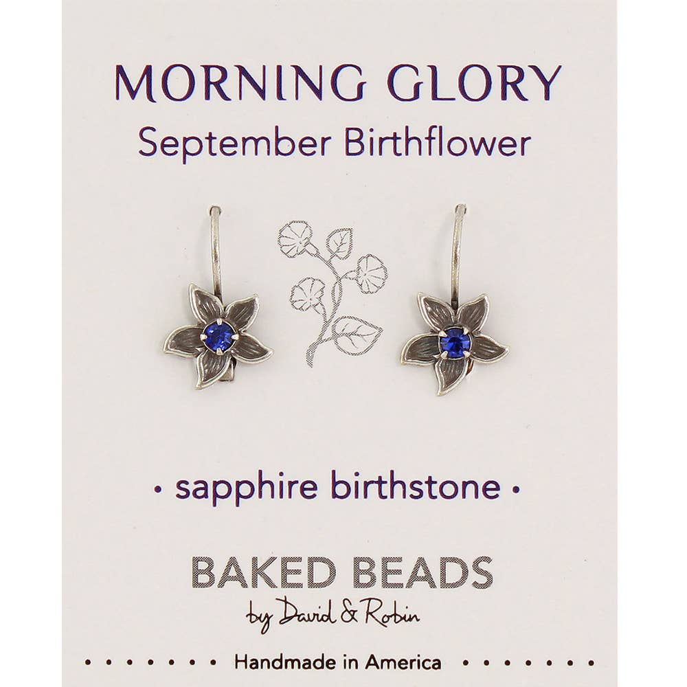 Birthflower Earring - September/Morning Glory