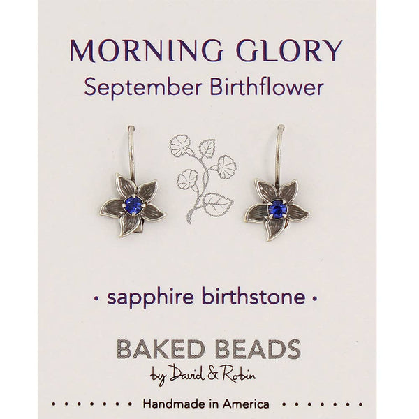 Birthflower Earring - September/Morning Glory