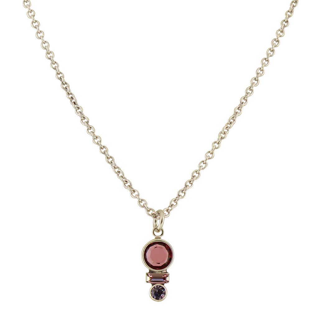 Baked Beads - Stacked Channel Necklace