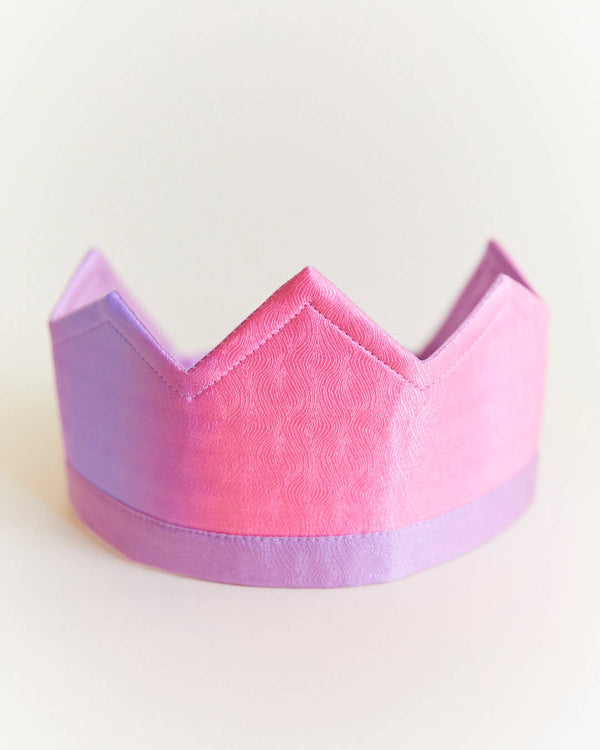 Silk Pink & Purple Crown