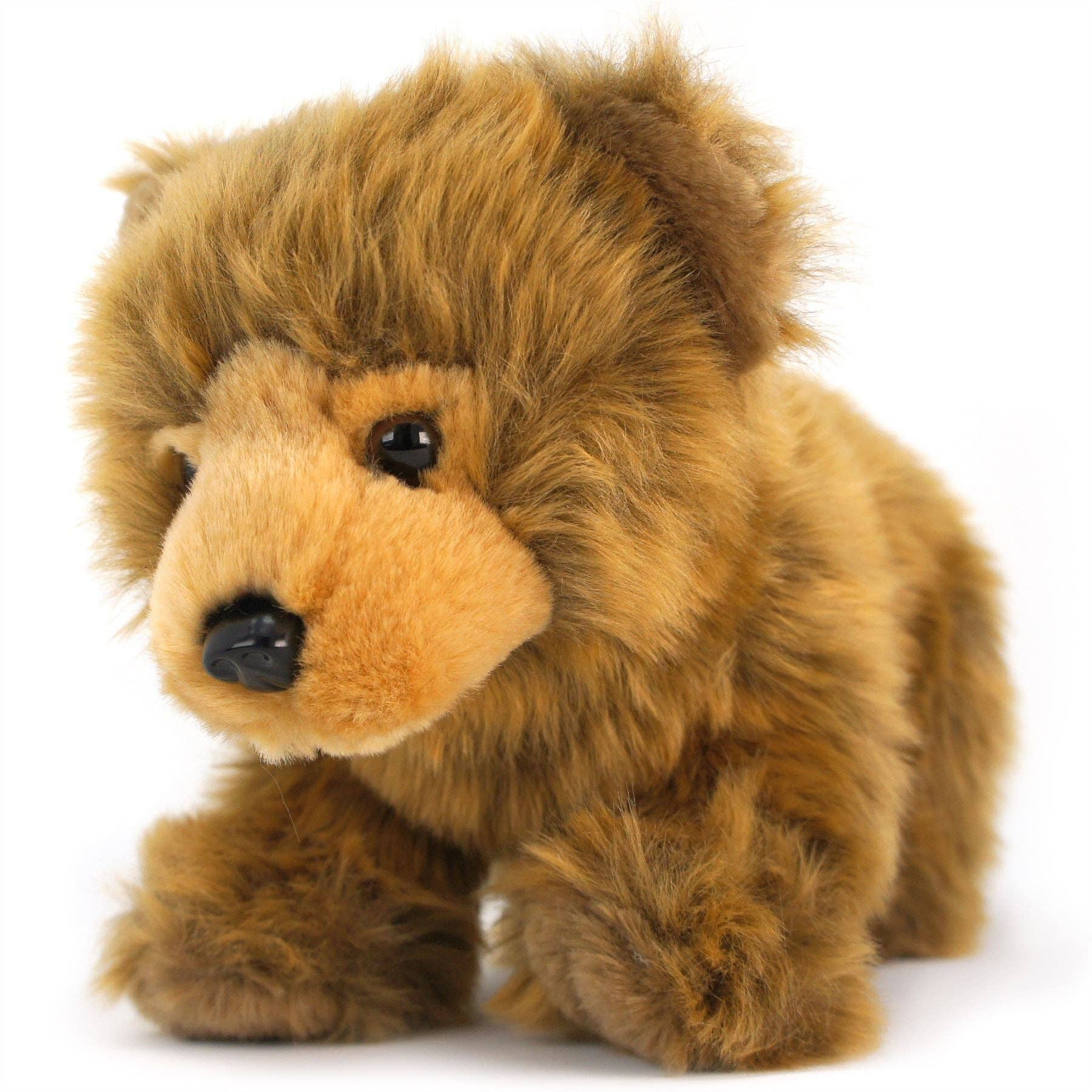 Borya The Baby Brown Grizzly Bear, 10 Inch Stuffed Animal P