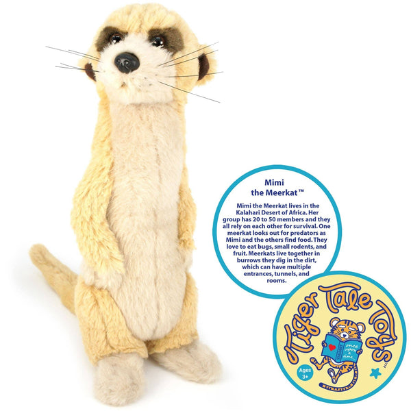 Mimi The Meerkat, 11 Inch Stuffed Animal Plush