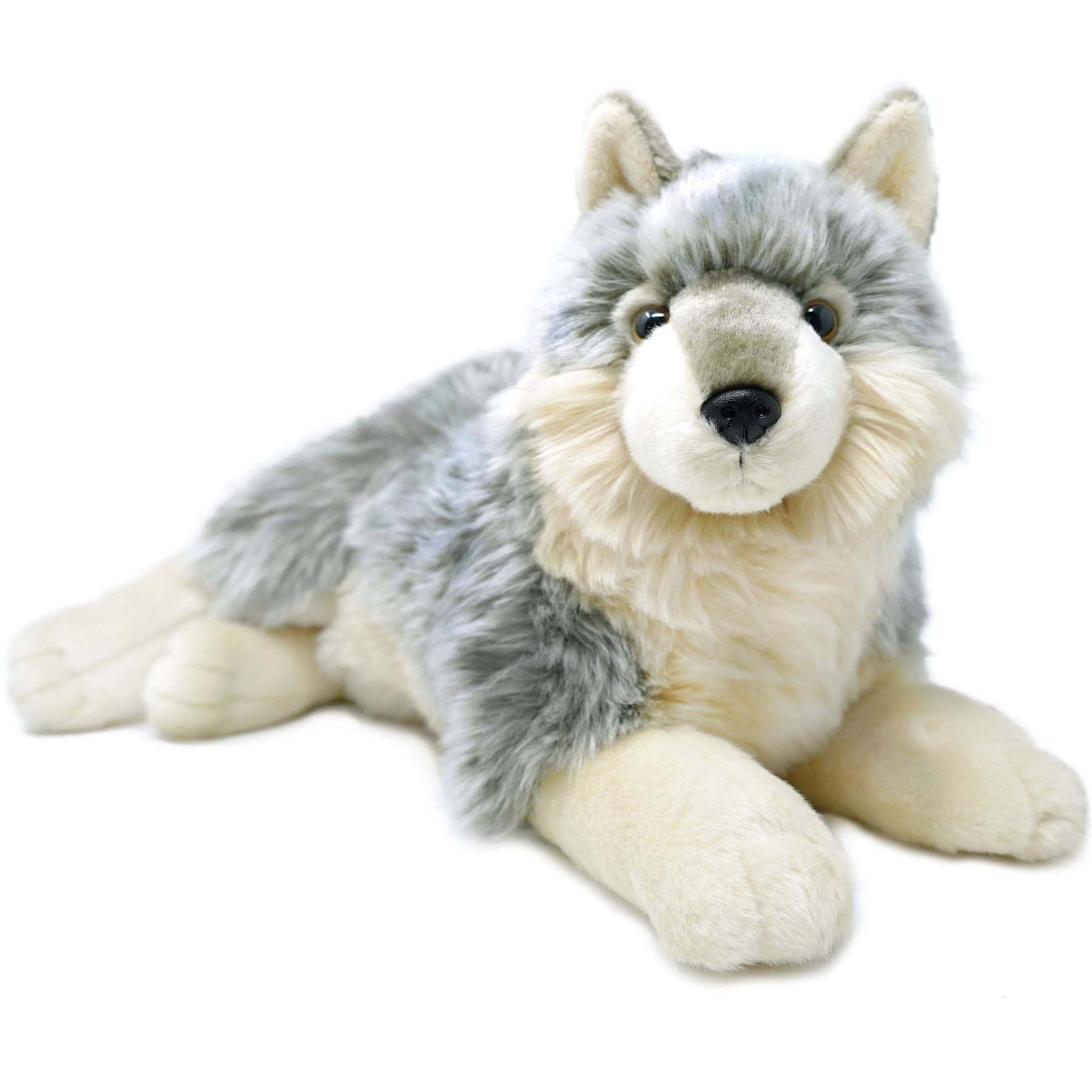 Whitaker The Wolf, 15 Inch Stuffed Animal Plush