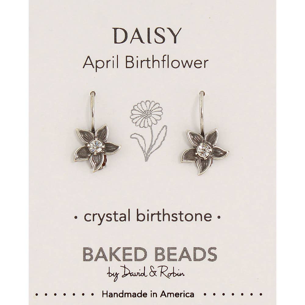 Birthflower Earring - April/Daisy