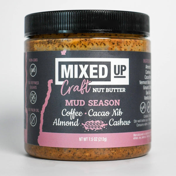 Mixed Up Foods - MUD SEASON - Crunchy Cacao Nib & Coffee Nut Butter with Mapl