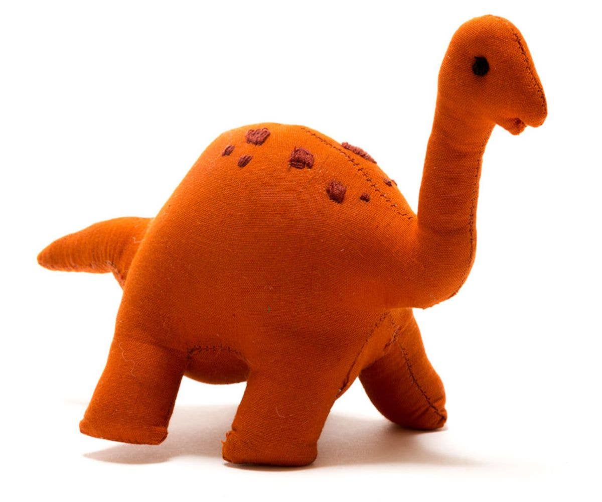 Fair Trade Cotton Diplodocus Dinosaur Plush Toy