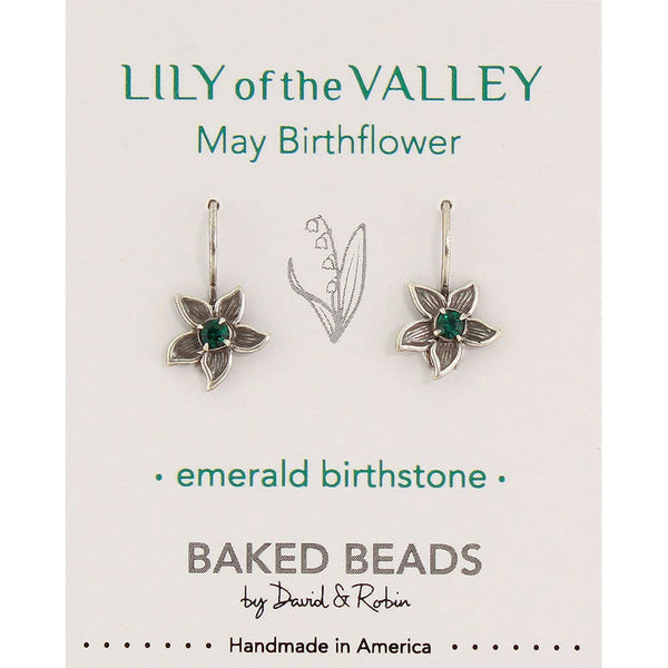 Birthflower Earring - May/Lily of the Valley