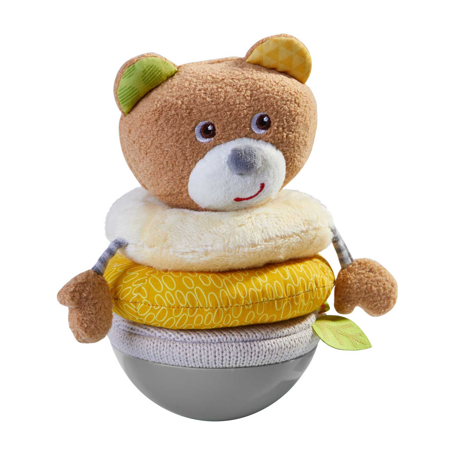 HABA USA - Roly Poly Bear with Stacking Rings