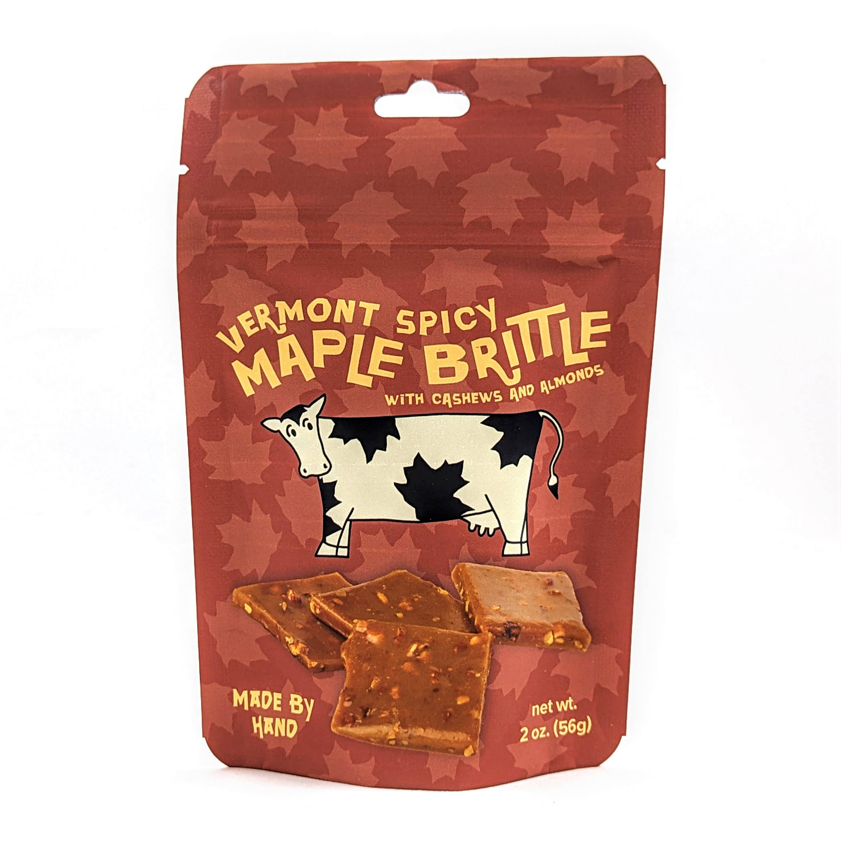 Spicy Maple Brittle With Cashews and Almonds