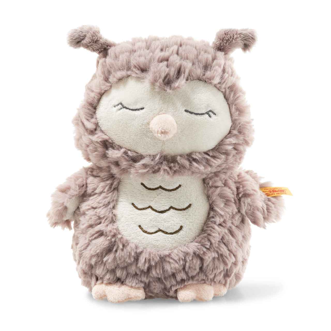 Steiff - Ollie Owl Baby Toy, 9 Inches