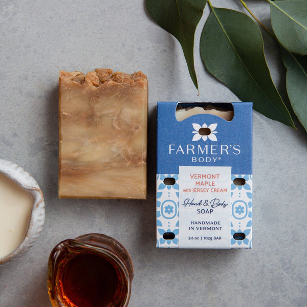 Farmer's Body - Vermont Maple with Jersey Cream Bar Soap