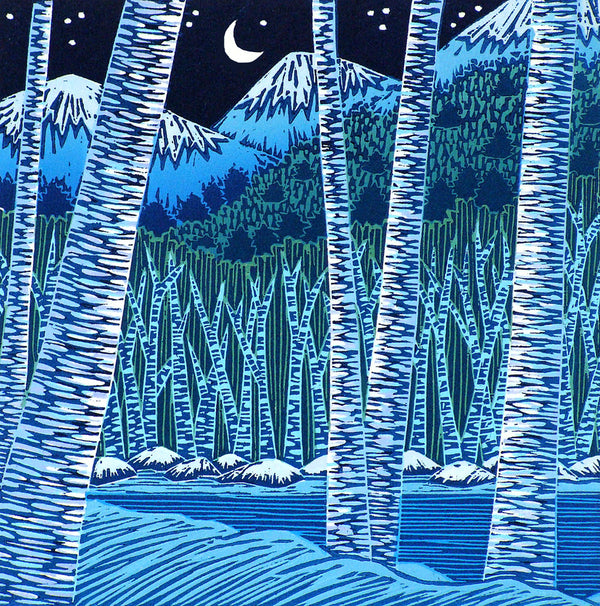 Snow Birches
